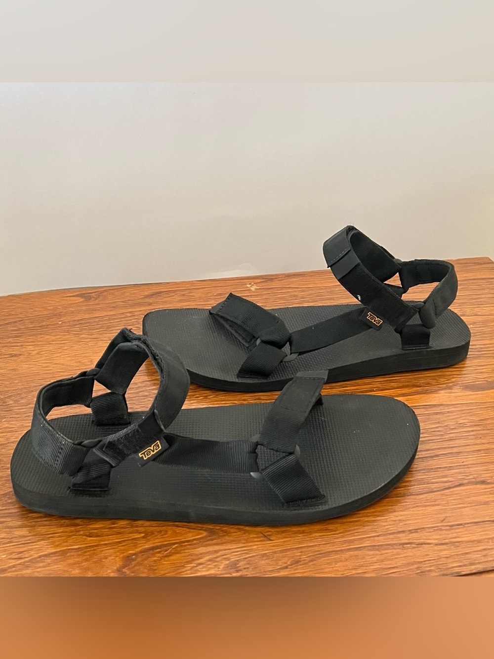 Teva Men's Black Sport Strappy Sandals